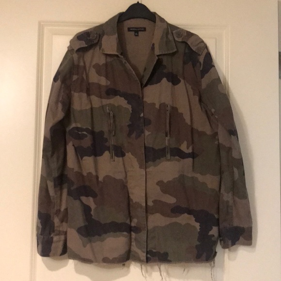 Kendall & Kylie Jackets & Blazers - Punk Distressed Camouflage Kardashian Jacket